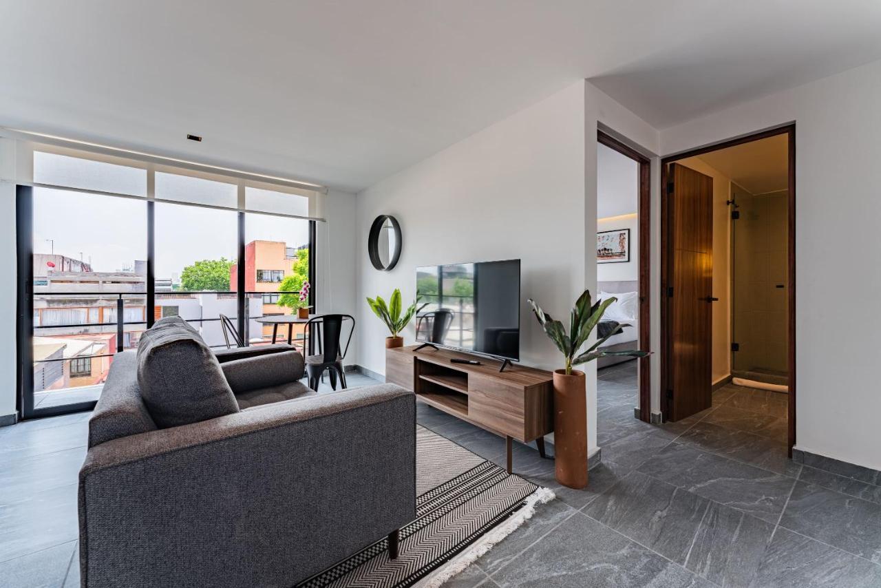 Santa Ma La Ribera Apartments By Vh Mexico City Exteriör bild